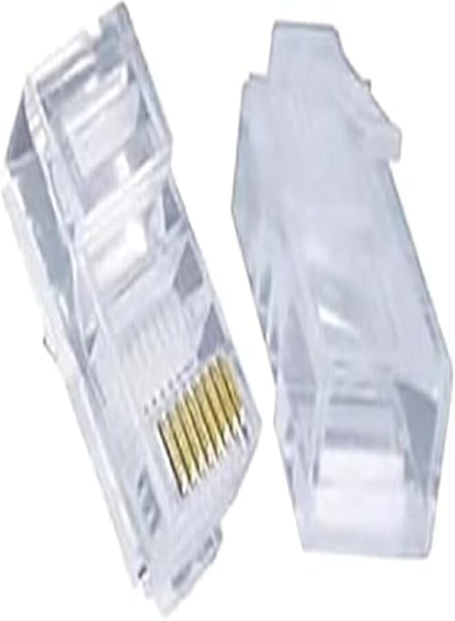 AC CAT6 Modular RJ45 Connectors - 100-Pk